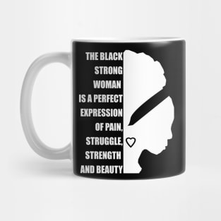 Black Strong Woman Mug